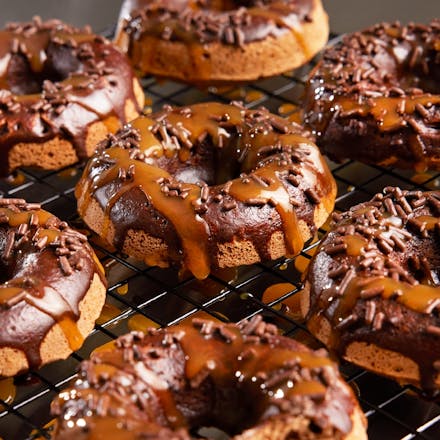 Caramel Mocha Protein Donuts