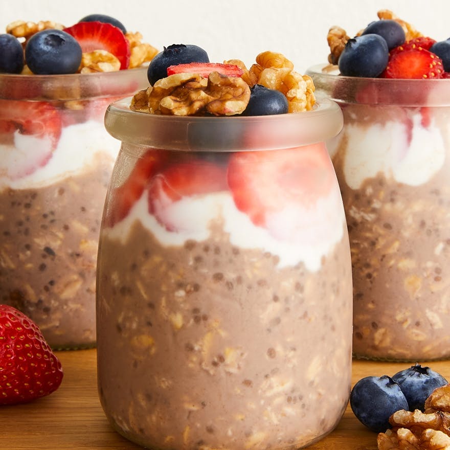 Cocoa Pebbles Protein Overnight Oats
