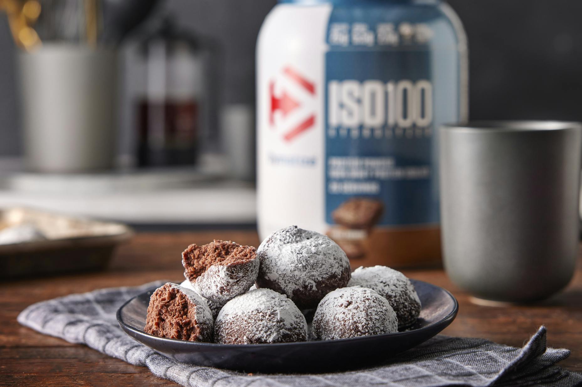 Chocolate Fudge Protein Donut Holes