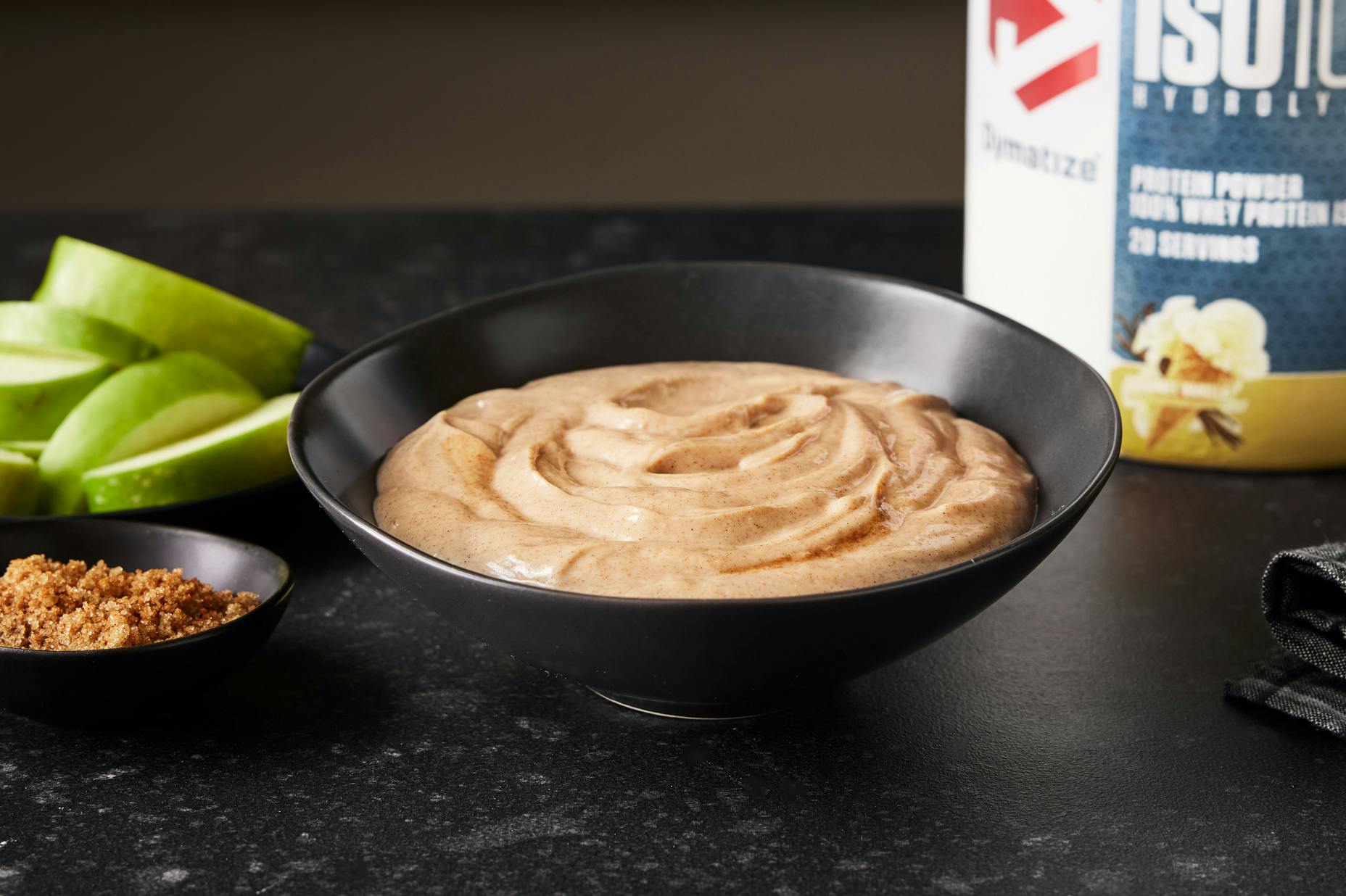 1 Minute Cinnamon Roll Protein Dip