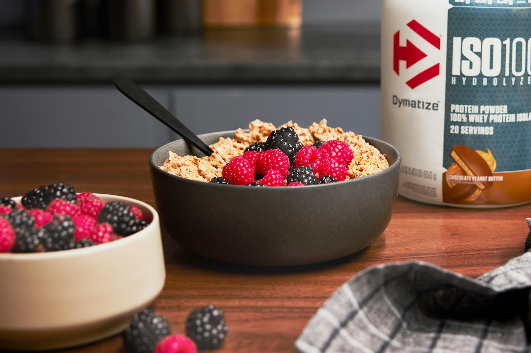 Chocolate Peanut Butter Protein Oatmeal